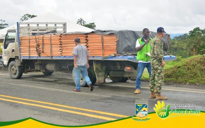 EL EPA BUENAVENTURA REALIZÓ OPERATIVO DE CONTROL A TRANSITO DE MADERA