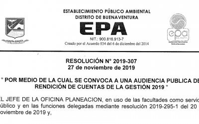 Audiencia Púbica para Rendición de Cuentas