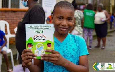 EPA entregó a 250 niños de Pampalinda agendas y cuadernos ambientales