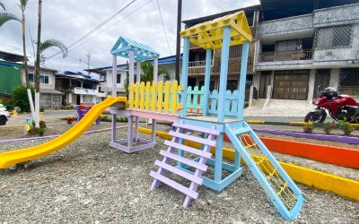 EPA Buenaventura transforma la ciudad con cinco parques ecológicos construidos en madera plástica reciclada