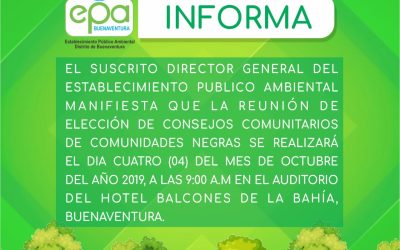 Elección de consejos comunitarios